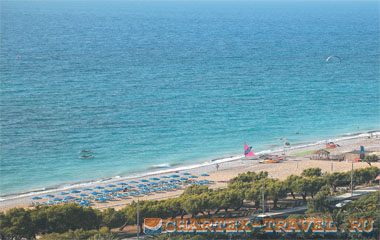 Пляж отеля Rodos Palace Luxury Convention Resort 5*