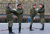Москва готовится к параду в честь Дня Победы.