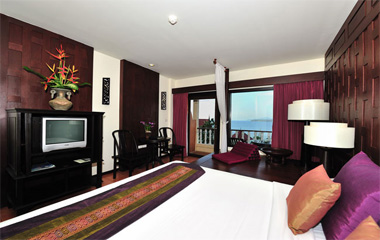 Sea-view Deluxe room отеля Aquamarine Resort & Villa 5*
