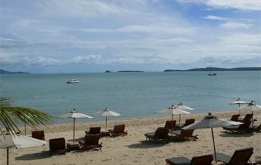 Пляж отеля Anantara Bophut Resort & SPA Koh Samui 5*
