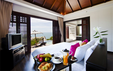 Deluxe Ocean View Pool Villa - The Club отеля Bhundhari 5*