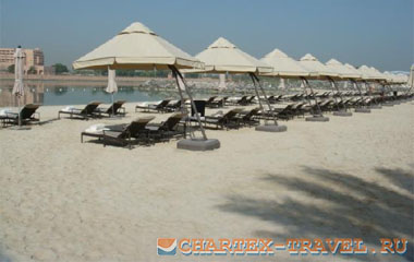 Пляж отеля Fairmont Bab Al Bahr 5*