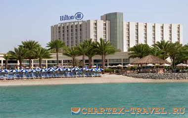 Пляж отеля Hilton Abu Dhabi Hotel 5*