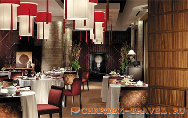 Ресторан отеля Shangri-La Hotel Qaryat Al Beri Abu Dhabi 5*