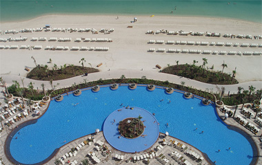 Пляж отеля Atlantis The Palm 5*