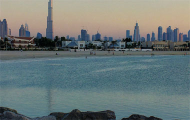 Пляж отеля Dusit Thani Dubai 5*