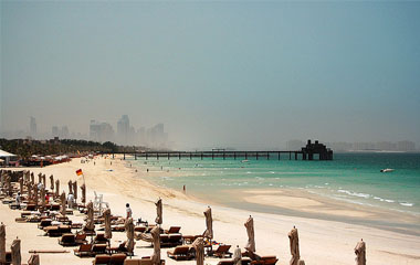 Пляж отеля Jumeirah Living World Trade Centre Residencel 5*
