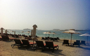 Пляж отеля Jumeirah Zabeel Saray 5*