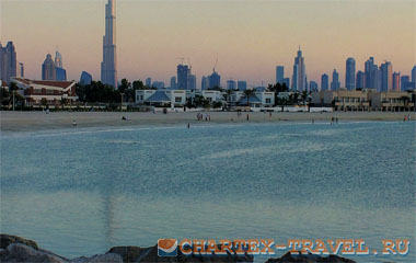 Пляж отеля Rose Garden Hotel Apartments - Bur Dubai 3*