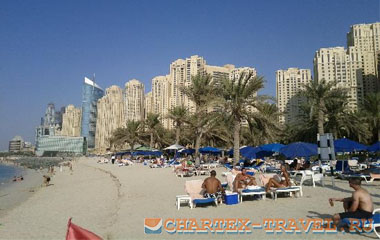 Пляж отеля Sheraton Jumeirah Beach Resort 5*