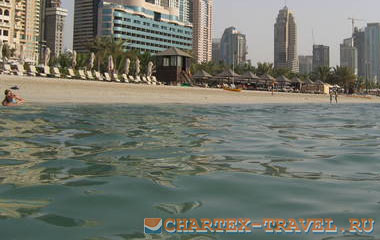 Пляж отеля The Address Montgomerie Dubai 5*
