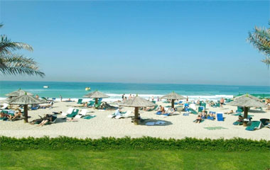 Пляж отеля Beach Hotel - Sharjah 3*